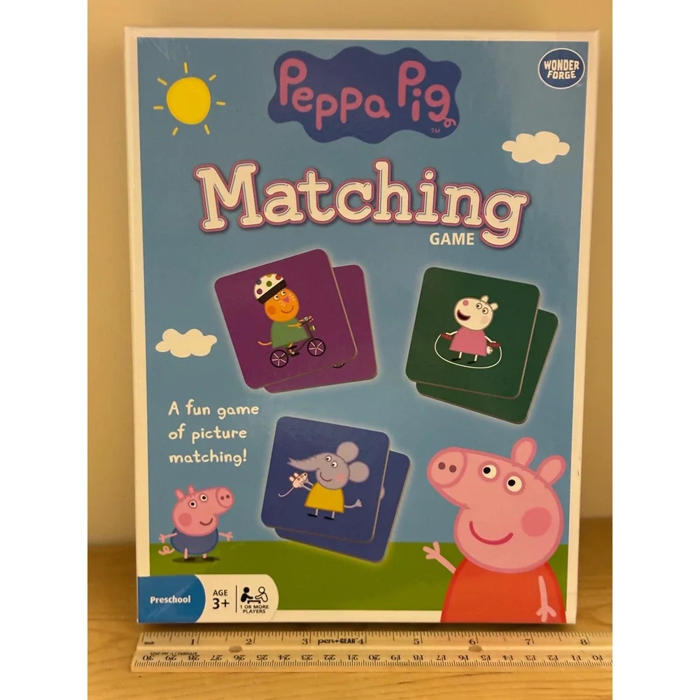 Wonder Forge Peppa Pig Matching Game Preschool Fun Picture‎ Matching Activity
